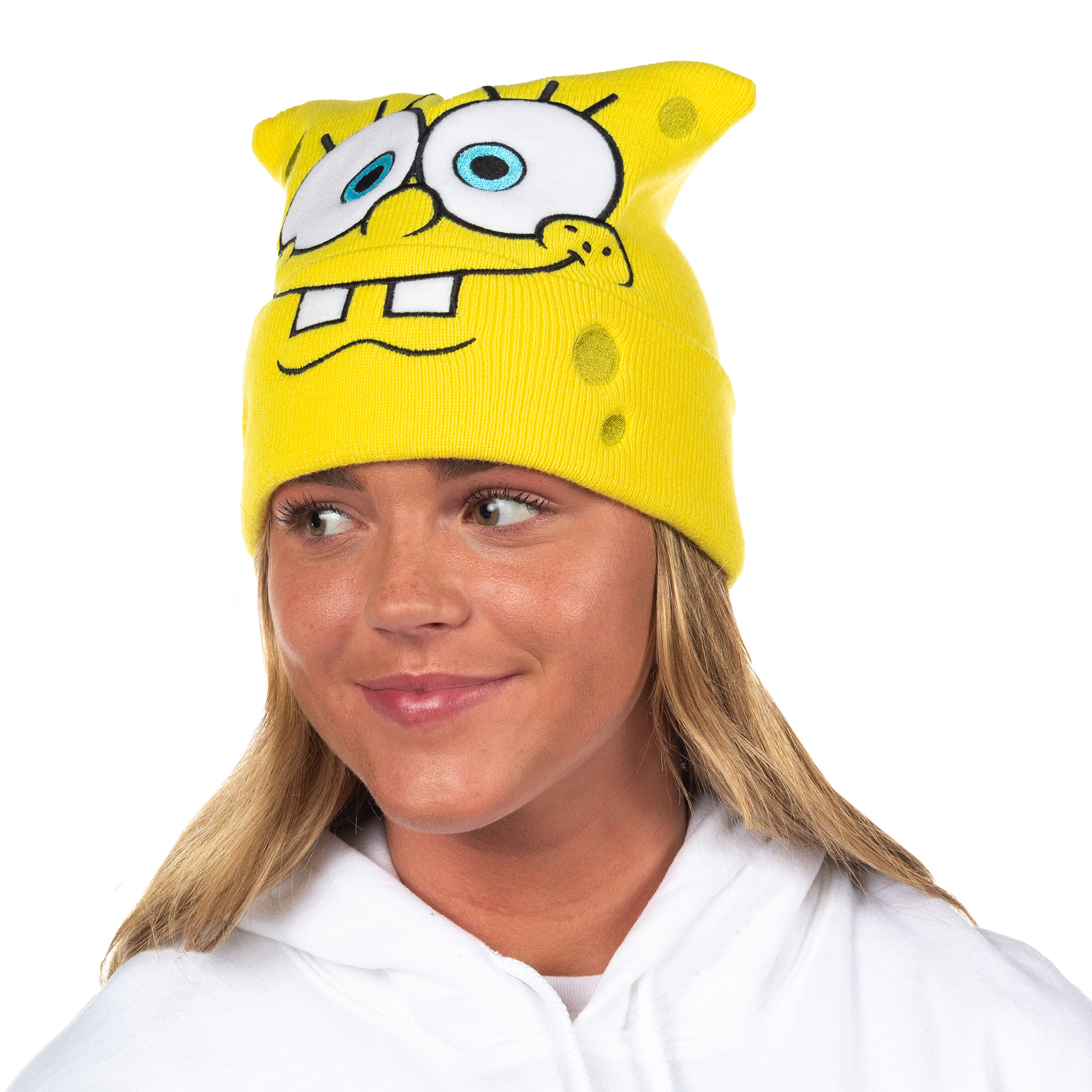Nickelodeon SpongeBob SquarePants and Friends Adult Character Cuffed Beanie Hat - Picture 15 of 17