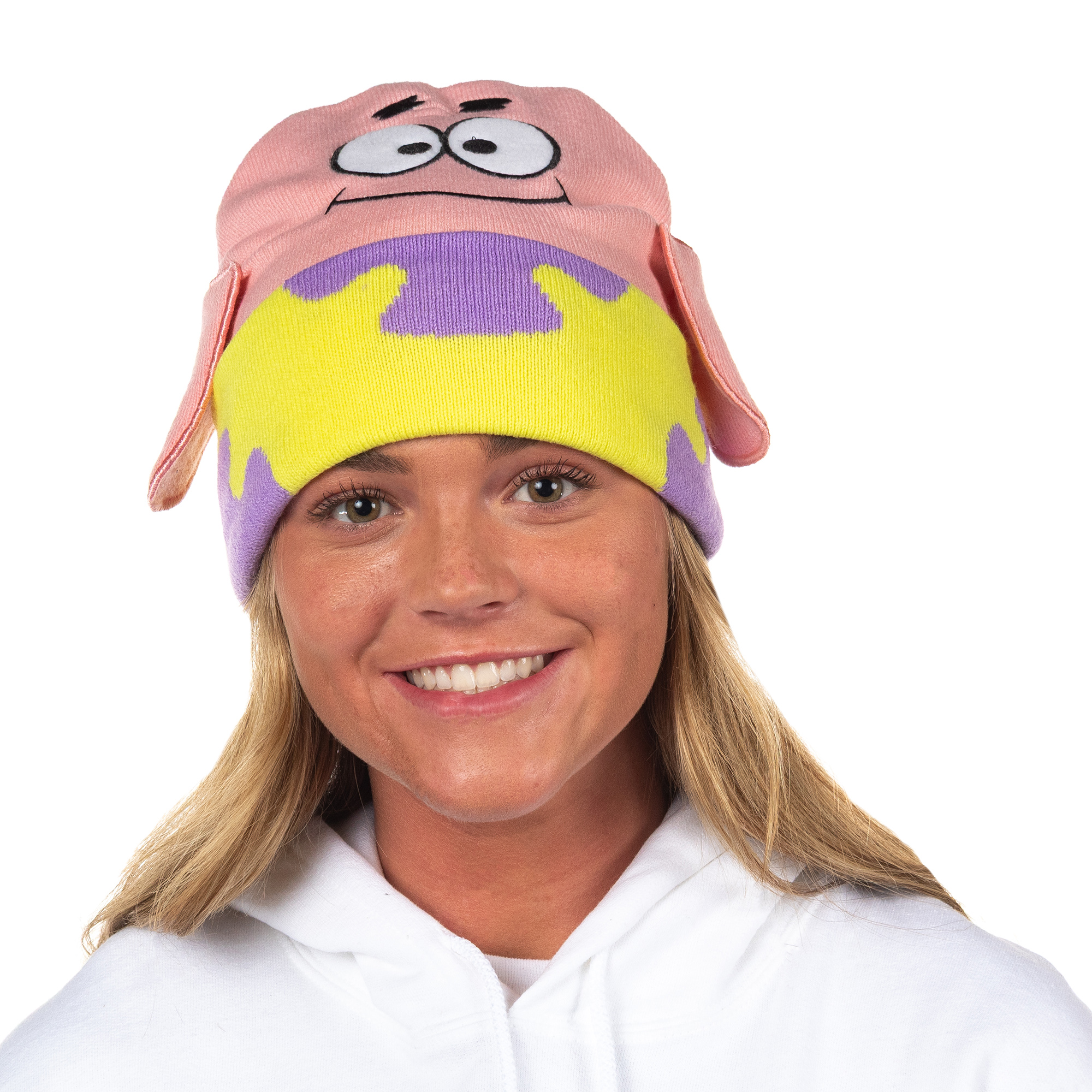 Nickelodeon SpongeBob SquarePants and Friends Adult Character Cuffed Beanie Hat - Picture 11 of 17