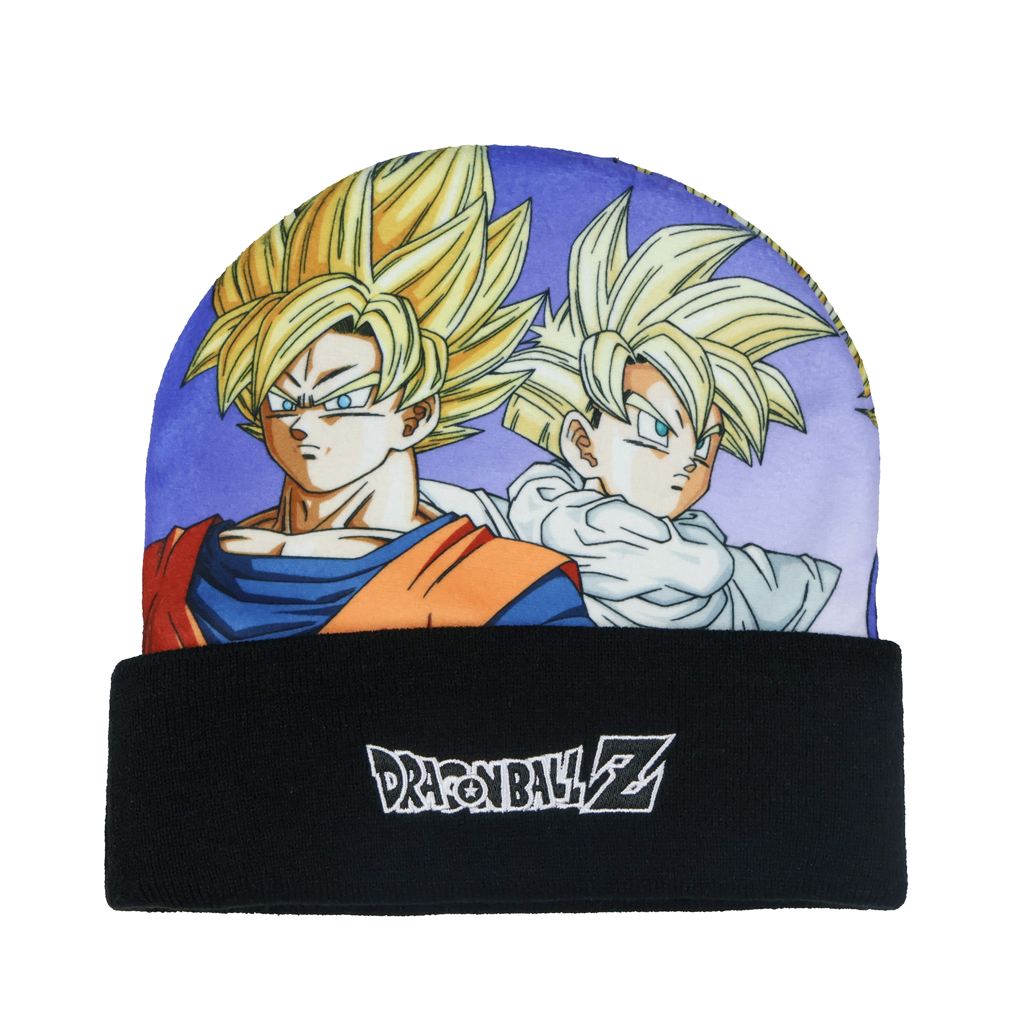 Dragon Ball Z Beanie Super Saiyan Goku Gohan Sublimation Fleece
