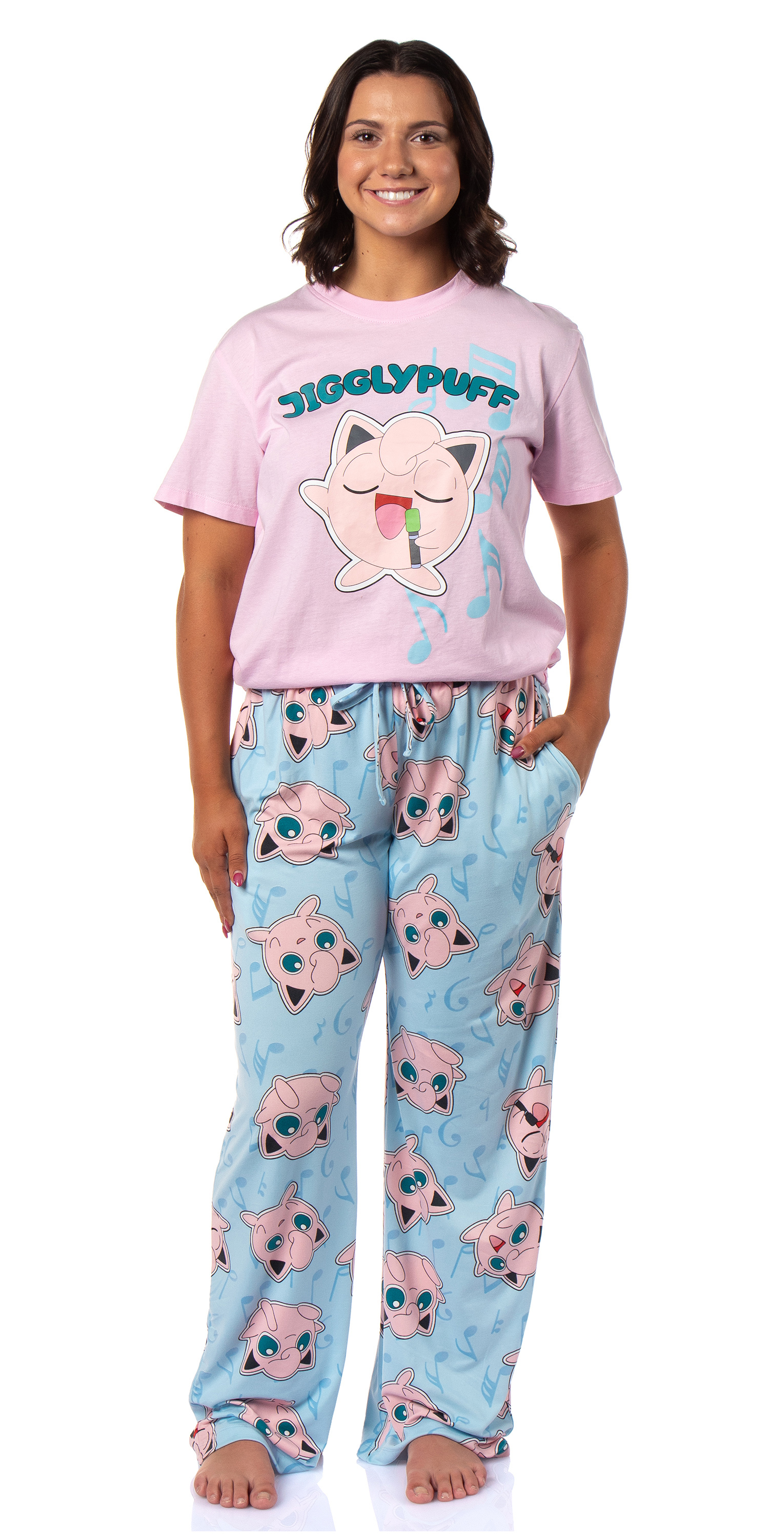 Pokemon Women's Multiple Styles Sleep Pajama Short Sleeve Set - Picture 5 of 12
