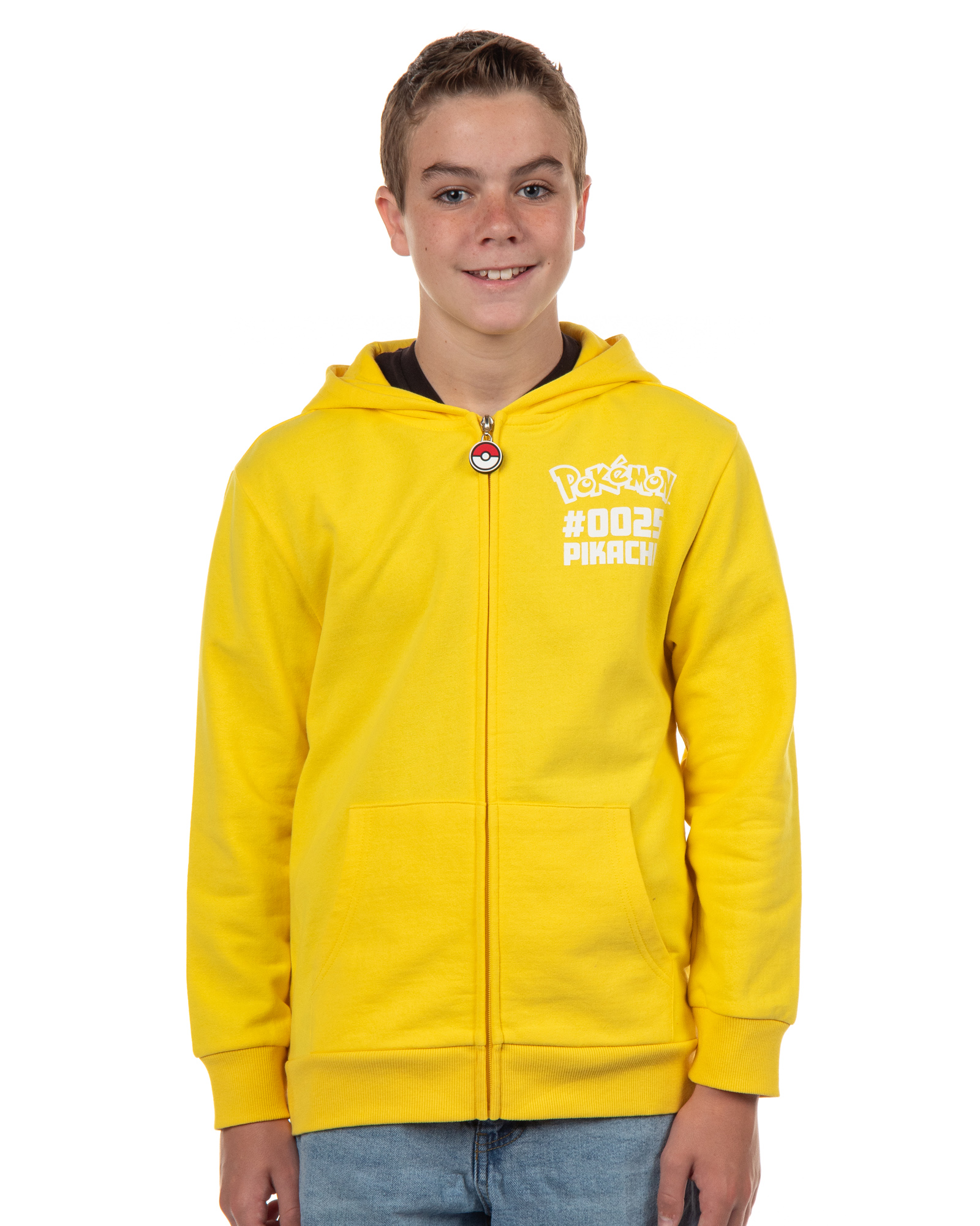 Pokemon Hoodie Kids' Gen 01 Zip-Up 3-D Character Costume Hoodie - Picture 17 of 18
