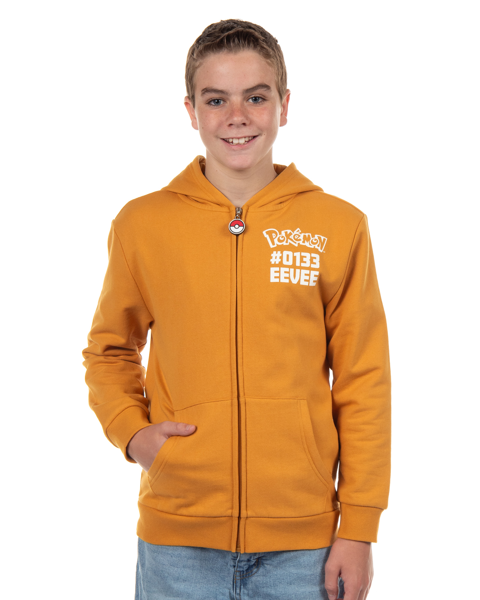 Pokemon Hoodie Kids' Gen 01 Zip-Up 3-D Character Costume Hoodie - Picture 14 of 18