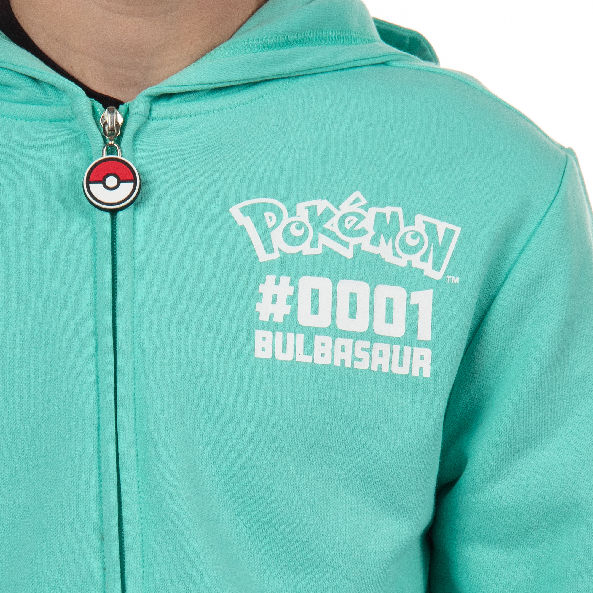 Pokemon Hoodie Kids' Gen 01 Zip-Up 3-D Character Costume Hoodie - Picture 8 of 18