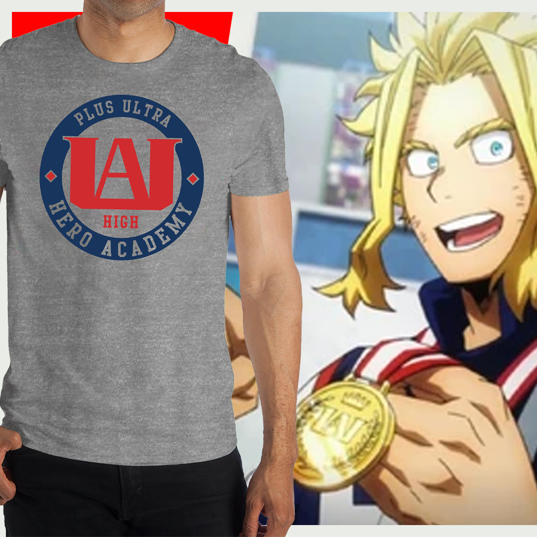 My Hero Academia Men&rsquo;s UA High School Medallion Logo T-Shirt Adult
