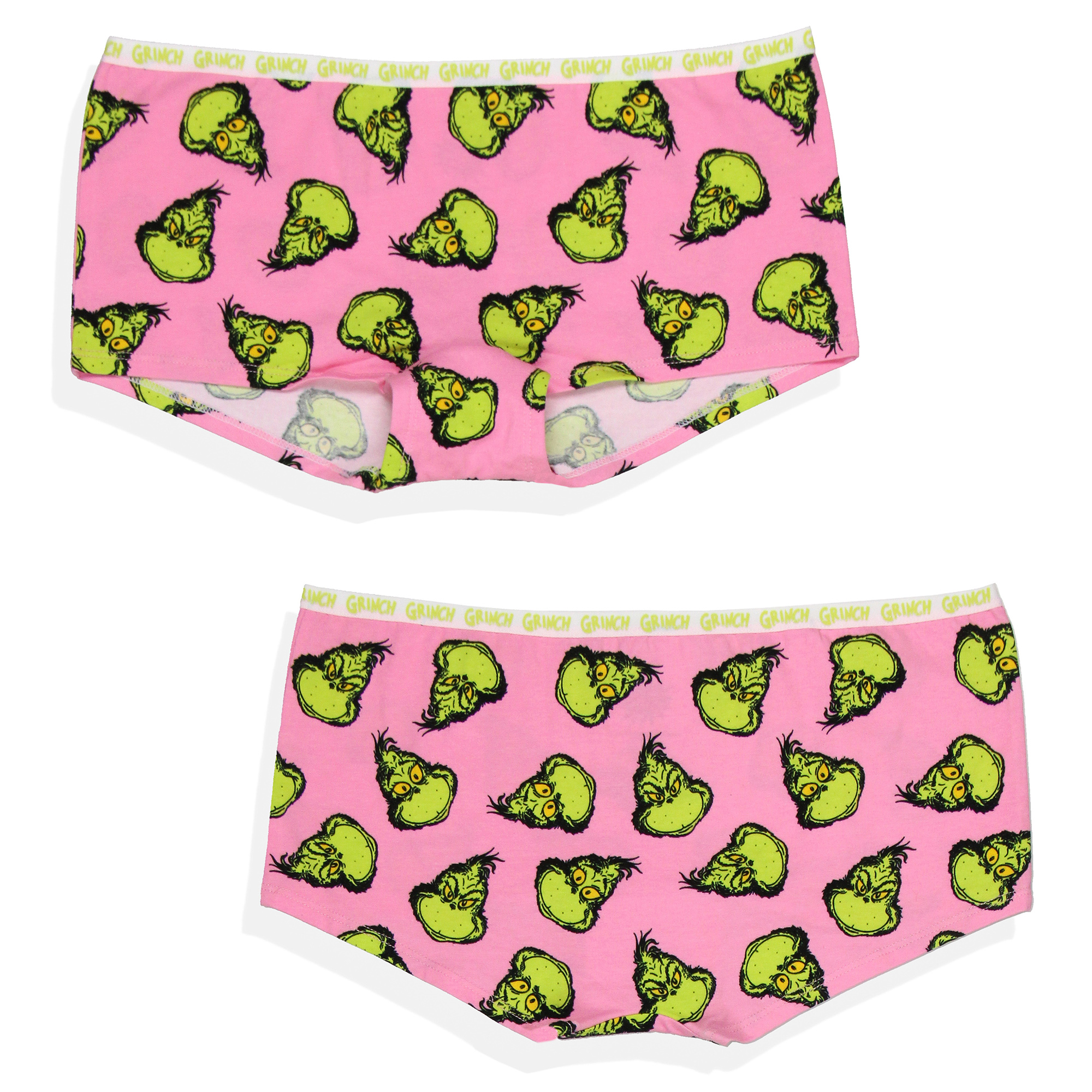 Dr Seuss The Grinch Women's 3-Pack Underwear Panties Boyshorts - Picture 5 of 9