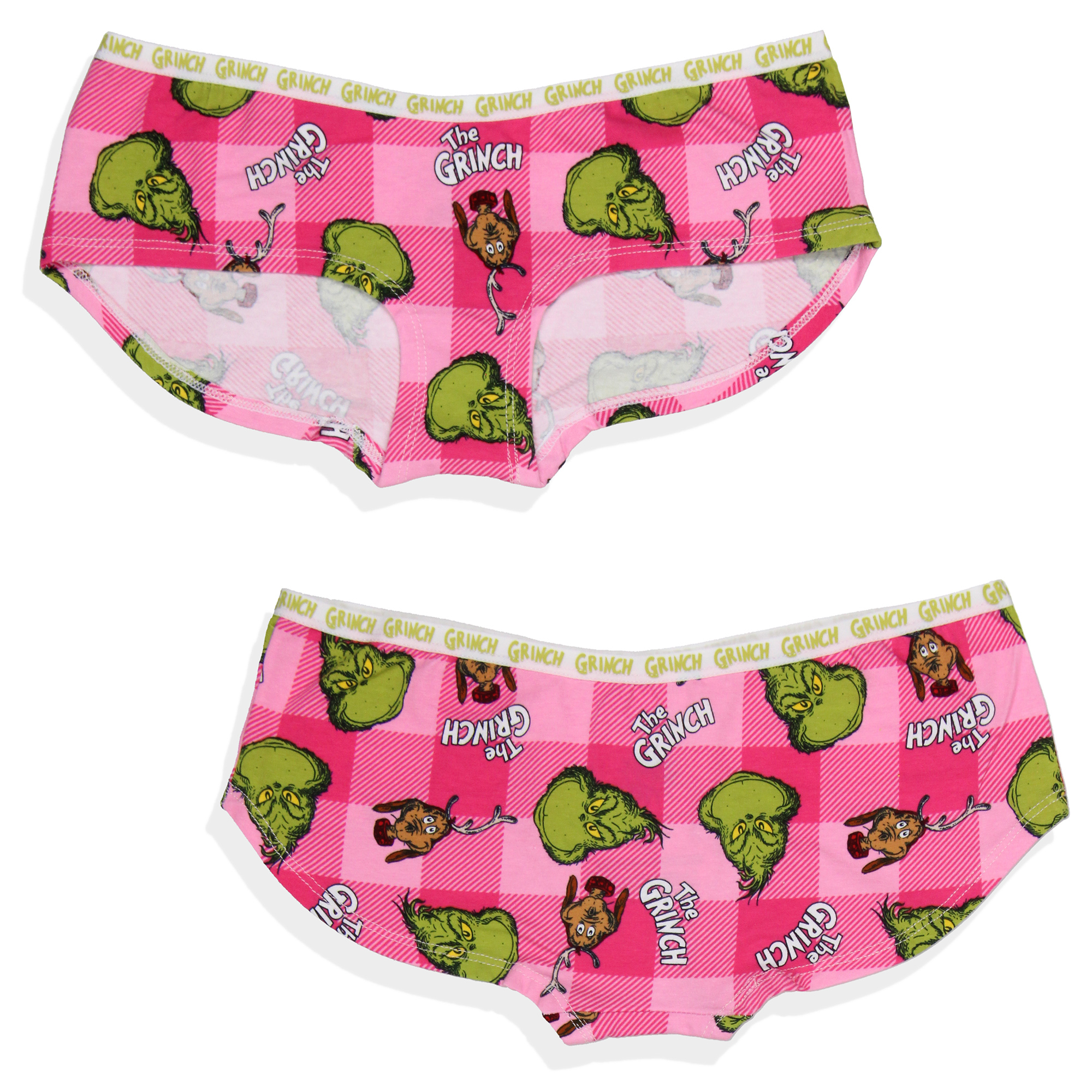 Dr Seuss The Grinch Women's 3-Pack Underwear Panties Boyshorts - Picture 8 of 9